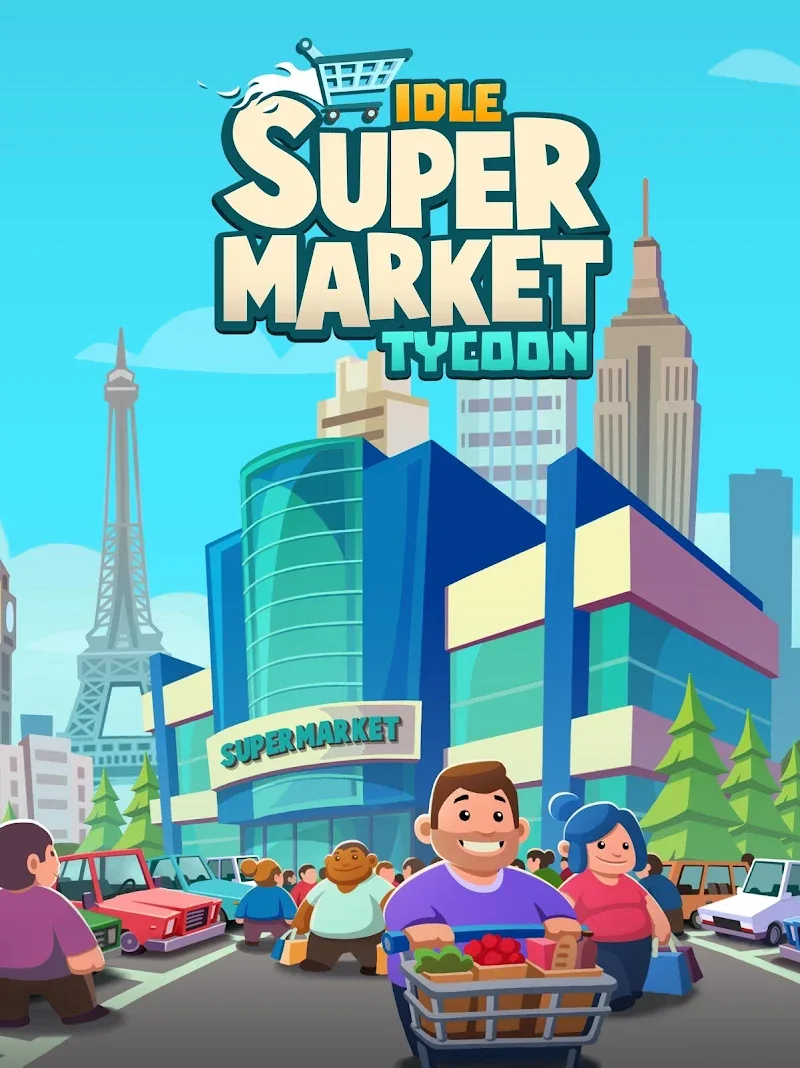 Idle Supermarket Tycoon v3.2.6 APK (Мод: много денег) на Андроид